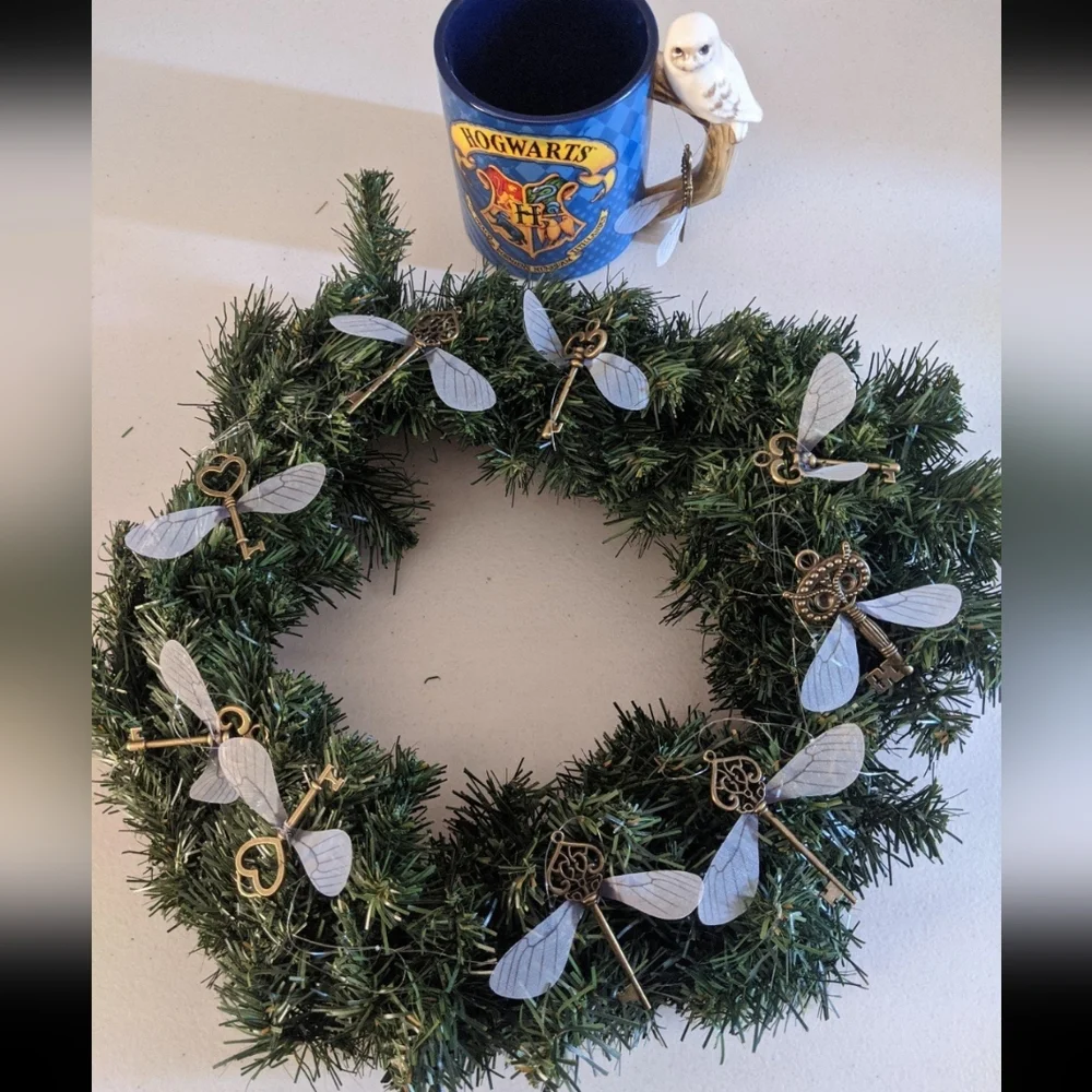 Harry Potter Flying Key Ornament Set Christmas Holidays Decor